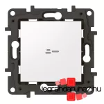 Legrand Niloé Step Netatmo intelligens egypólusú kapcsoló / fényerőszabályzó, fehér, Legrand 863652