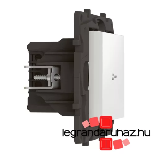 Legrand Niloé Step Netatmo intelligens egypólusú kapcsoló / fényerőszabályzó, fehér, Legrand 863652