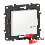 Legrand Niloé Step with Netatmo okos kapcsoló/dimmer (végrehajtó), nulla vezető nélkül (retrofit), keret nélkül, fehér , Legrand 863653