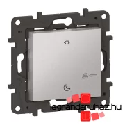   Legrand Niloé Step Netatmo szcenárió kapcsoló - Ébredés/Alvás funkcióval, alumínium, Legrand 863701
