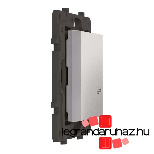 Legrand Niloé Step Netatmo vezeték nélküli kapcsoló - egypólusú, alumínium, Legrand 863706
