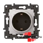 Legrand Niloé Step Netatmo intelligens csatlakozóaljzat 16A, alumínium, Legrand 863720