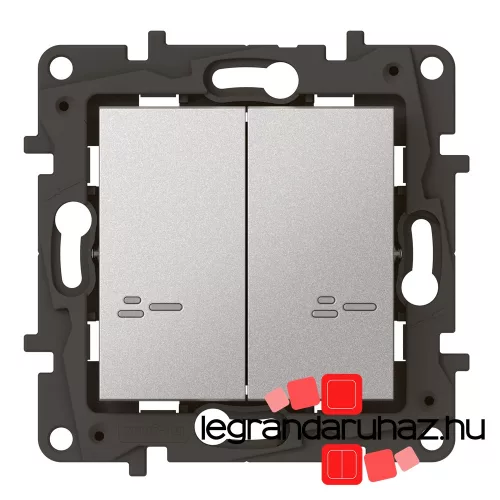 Legrand Niloé Step Netatmo intelligens csillárkapcsoló, alumínium, Legrand 863732