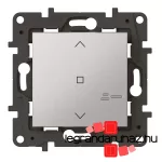 Legrand Niloé Step Netatmo intelligens redőnykapcsoló, alumínium, Legrand 863743