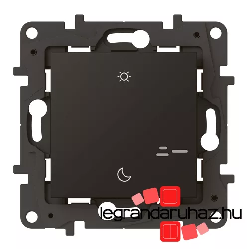 Legrand Niloé Step Netatmo szcenárió kapcsoló - Ébredés/Alvás funkcióval, fekete, Legrand 863801