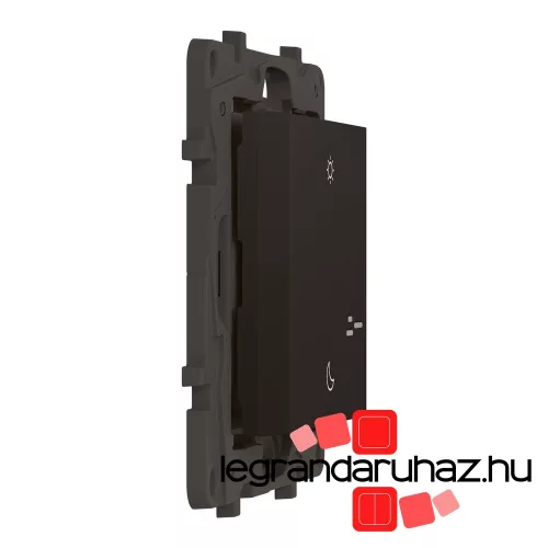 Legrand Niloé Step Netatmo szcenárió kapcsoló - Ébredés/Alvás funkcióval, fekete, Legrand 863801