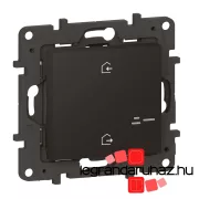   Legrand Niloé Step Netatmo vezeték nélküli főkapcsoló - Érkezés/Távozás funkcióval, fekete, Legrand 863802