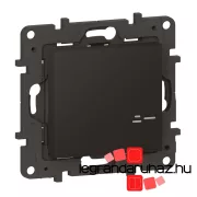   Legrand Niloé Step Netatmo vezeték nélküli kapcsoló - egypólusú, fekete, Legrand 863806