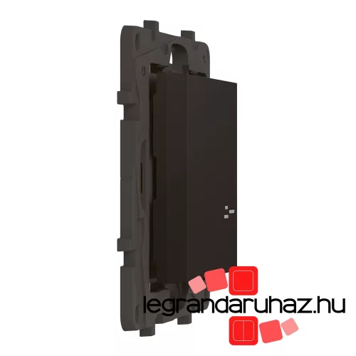 Legrand Niloé Step Netatmo vezeték nélküli kapcsoló - egypólusú, fekete, Legrand 863806