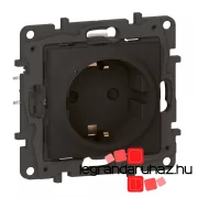   Legrand Niloé Step Netatmo intelligens csatlakozóaljzat 16A, fekete, Legrand 863820