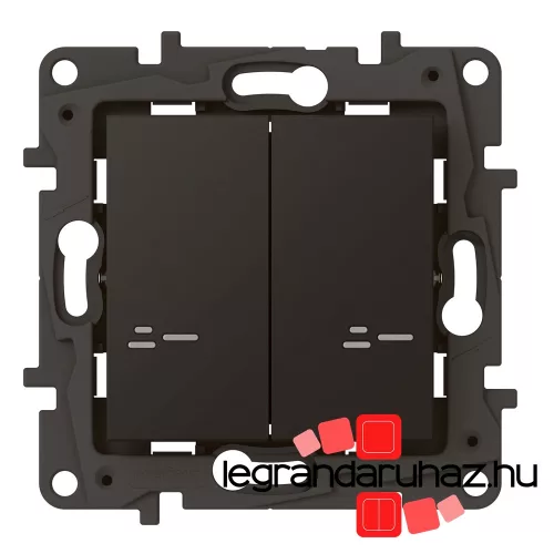 Legrand Niloé Step Netatmo intelligens csillárkapcsoló, fekete, Legrand 863832
