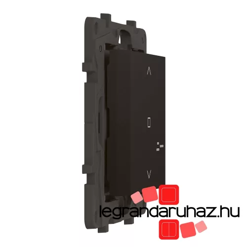 Legrand Niloé Step Netatmo intelligens redőnykapcsoló, fekete, Legrand 863843