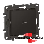   Legrand Niloé Step Netatmo intelligens egypólusú kapcsoló / fényerőszabályzó, fekete, Legrand 863852