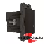Legrand Niloé Step with Netatmo okos kapcsoló/dimmer (végrehajtó), nulla vezető nélkül (retrofit), keret nélkül, fekete, Legrand 863853