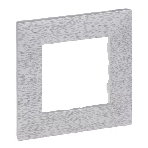 Legrand Niloé Step egyes keret, csiszolt alumínium, Legrand  863891