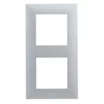 Legrand Niloé Step kettes keret, csiszolt alumínium, Legrand  863892
