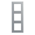 Legrand Niloé Step hármas keret, csiszolt alumínium, Legrand  863893