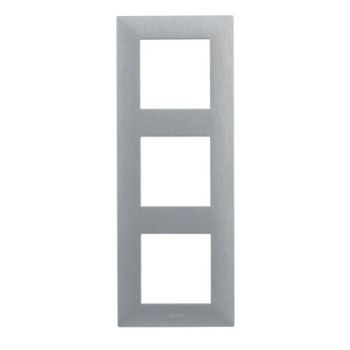 Legrand Niloé Step hármas keret, csiszolt alumínium, Legrand  863893