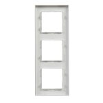 Legrand Niloé Step hármas keret, csiszolt alumínium, Legrand  863893