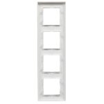 Legrand Niloé Step négyes keret, csiszolt alumínium, Legrand  863894