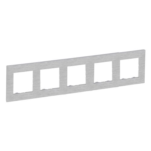 Legrand Niloé Step ötös keret, csiszolt alumínium, Legrand  863895