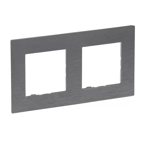 Legrand Niloé Step kettes keret, csiszolt szürke, Legrand  863992