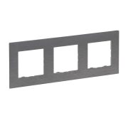   Legrand Niloé Step hármas keret, csiszolt szürke, Legrand  863993