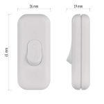 EMOS A1208, Kapcsoló egypólusú fehér