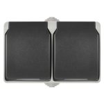 EMOS A1396.1, Dupla aljzat IP44 SCHUKO