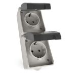 EMOS A1396-3, EMOS fali aljzat, dupla IP44 SCHUKO