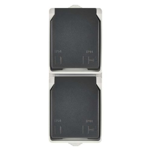 EMOS A1396-3, EMOS fali aljzat, dupla IP44 SCHUKO