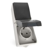 EMOS A1396-4, EMOS Aljzat és váltókapcsoló IP44 SCHUKO