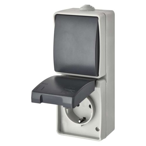 EMOS A1396-4, EMOS Aljzat és váltókapcsoló IP44 SCHUKO