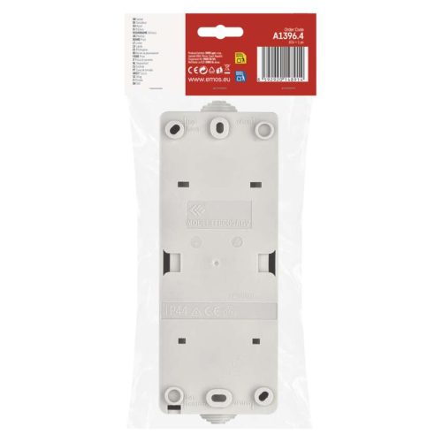 EMOS A1396-4, EMOS Aljzat és váltókapcsoló IP44 SCHUKO