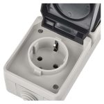 EMOS A1396-4, EMOS Aljzat és váltókapcsoló IP44 SCHUKO