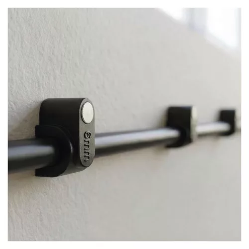 EMOS A2821 fekete kör alakú kábelbilincs 6 mm, 50 db-os csomag