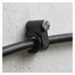 EMOS fekete kör alakú kábelbilincs 8 mm kábelhez, 50 db, A2823
