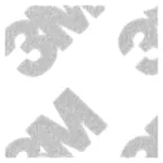 EMOS A2831 fekete öntapadó talp 3M szalaggal, 20×20 mm, 25 db