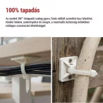 EMOS öntapadó talp 3M 30×30 mm, fehér, 25 db, A2834