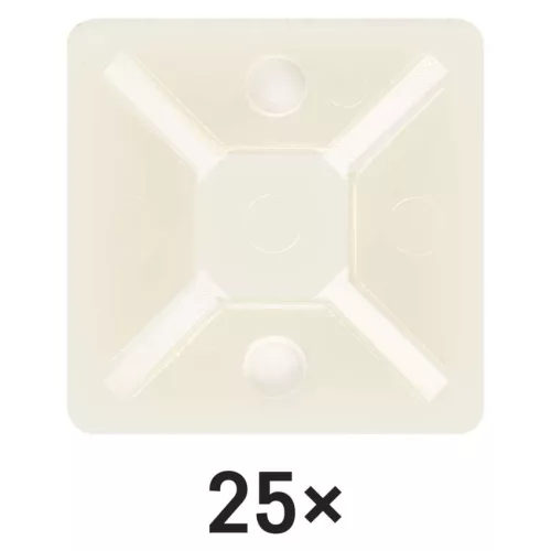 EMOS öntapadó talp 3M 30×30 mm, fehér, 25 db, A2834