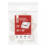 EMOS öntapadó talp 3M 30×30 mm, fehér, 25 db, A2834