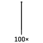 EMOS fekete kábelkötöző 100×2,5 mm, 100 db-os csomag, A2841