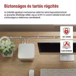 EMOS fehér kábelkötöző 100×2,5 mm, 100 db, A2842
