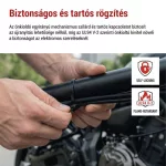 EMOS fekete kábelkötöző 150×3,5 mm, 100 db-os csomag, A2843