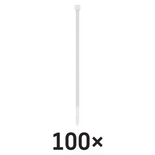 EMOS fehér kábelkötöző 200×3,5 mm, 100 db, A2846