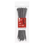 EMOS fekete kábelkötöző 300×3,5 mm, 100 db-os csomag, A2847