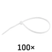 EMOS A2852 fehér kábelkötöző 250×4,8 mm, 100 db