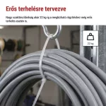 EMOS A2856 fehér kábelkötöző 350×4,8 mm, 100 db-os csomag