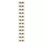 EMOS A4103 fehér, 12 pólusú sorkapocs 6–10 mm² vezetékhez