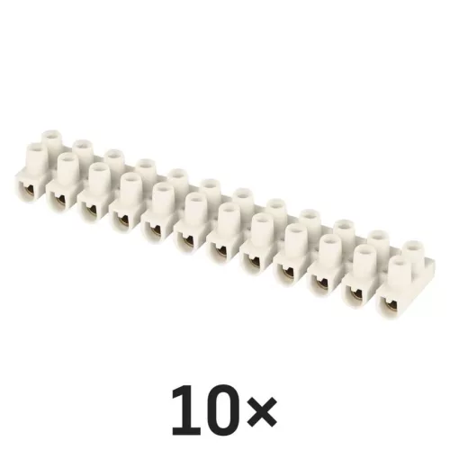 EMOS A4105 fehér sorkapocs 2,5–4 mm² vezetékhez, 10 darabos csomag